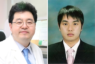좌측부터 중앙대병원 피부과 김범준 교수, 권태린 연구교수