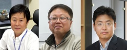 왼쪽부터 김동욱, 김홍태, 이주용 교수