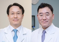 좌측부터 서울아산병원 이비인후과 박홍주,  정종우 교수