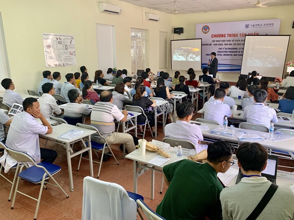 2019년 제4차 베트남 태아 및 선천성 기형 초음파 교육 전경 