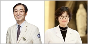 (왼쪽부터) 가톨릭대학교 서울성모병원 류마티스내과 박성환 교수, 의과대학 의생명과학교실 조미라 교수
