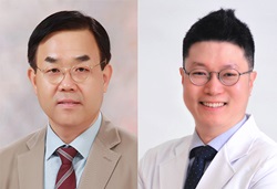 왼쪽부터 김영수 교수, 유한석 교수