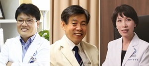좌측부터 박태준, 김만수, 성진실 교수
