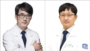 왼쪽부터 서울성모병원 암병원 송교영 교수, 성빈센트병원 위장관외과 박기범 교수
