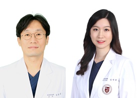 왼쪽부터 김남훈 교수, 김지윤 교수