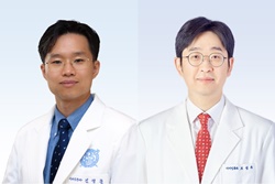 왼쪽부터 분당서울대병원 이비인후과 김정훈 교수, 조성우 교수