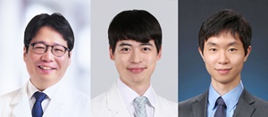 왼쪽부터 서울대병원 이정훈 교수, 보라매병원 이동현 교수, 정성원 임상강사