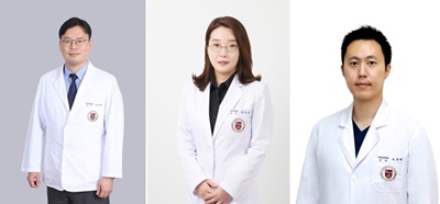 좌측부터 고려대학교 안암병원 가정의학과 김양현 교수, 신고은 교수, 이규배 전공의