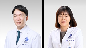 왼쪽부터 안성귀 유방외과 교수, 김지형 종양내과 교수