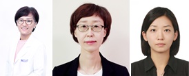 왼쪽부터 국립암센터 한지연·김선신·박찬이 연구팀
