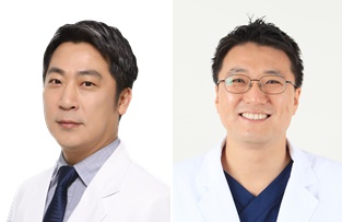 왼쪽부터 고대구로병원 심혈관센터 김응주 교수, 안암병원 순환기내과 주형준 교수