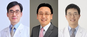 왼쪽부터 서울대병원 김효수·박경우, 강남센터 이태민 교수