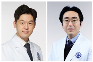 왼쪽부터 용인세브란스 정형외과 박준영 교수, 세브란스병원 정형외과 박관규 교수