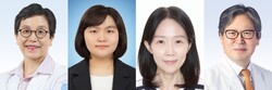 왼쪽부터 분당서울대병원 소화기내과 김나영 교수, 최수인 선임연구원, 남령희 연구원, 이동호 교수