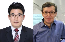 왼쪽부터 김정한 교수, Jay H. Chung 박사